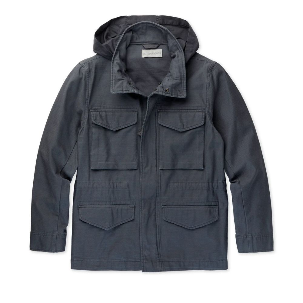 Outerknown Men's Voyager Jacket Shadow Grey Large L NWT New $298